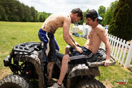 2male atv mud nonnude notstuck shirtless // 1500x1000 // 1.5MB