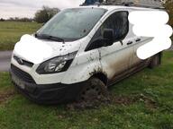 ford ford_transit fwd mud nonnude noperson stuck uk van verge // 2048x1536 // 525KB