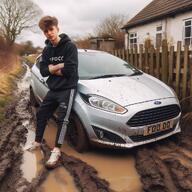 ai ford ford_fiesta fwd joggers mud nonnude stuck trainers twink // 1024x1024 // 1.7MB